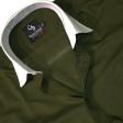 Plain Dark Green Shirt : Business