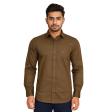 Plain Coffee Shirt : Business