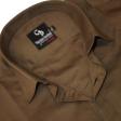 Plain Coffee Shirt : Business
