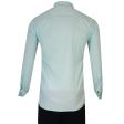 Self Design Light Green Shirt : Business