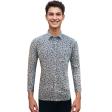 Print Blue Shirt : Party