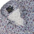 Print Blue Shirt : Party