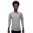 Print Blue Shirt : Party