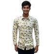 Print Cream Shirt : Party