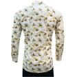 Print Cream Shirt : Party