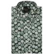 Print Green Shirt : Party