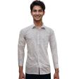 Print Cream Shirt : Party