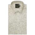 Print Cream Shirt : Party