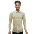 Print Cream Shirt : Party