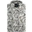 Print Cream Shirt : Party