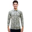 Print Cream Shirt : Party
