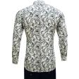 Print Cream Shirt : Party