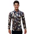Print Brown Shirt : Ditto