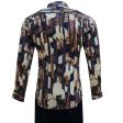 Print Brown Shirt : Ditto