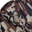 Print Brown Shirt : Ditto