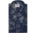 Print Blue Shirt : Ditto