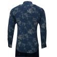 Print Blue Shirt : Ditto