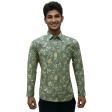Print Green Shirt : Ditto