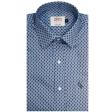 Print Blue Shirt : Ditto