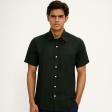 Plain Dark Green Shirt : Business
