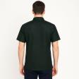 Plain Dark Green Shirt : Business