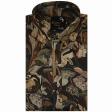 Print Brown Shirt : Party
