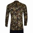 Print Brown Shirt : Party