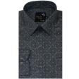 Print Gray Shirt : Party