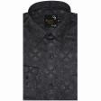 Print Brown Shirt : Party