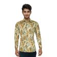 Print Cream Shirt : Party