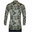 Print Green Shirt : Party