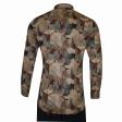 Print Brown Shirt : Party
