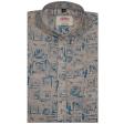 Print Blue Shirt : Ditto
