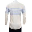 Print Blue Shirt : Party