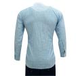 Print Blue Shirt : Party