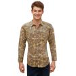 Print Brown Shirt : Ditto