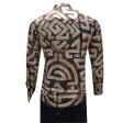 Print Blue Shirt : Ditto