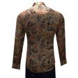 Print Brown Shirt : Ditto