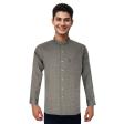 Print Gray Shirt : Party