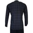 Checks Navy Blue Shirt : Business