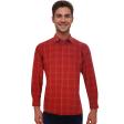 Checks Rust Shirt : Business