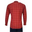 Checks Rust Shirt : Business