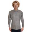 Checks Dark Gray Shirt : Business
