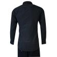 Stripes Navy Blue Shirt : Business