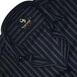 Stripes Navy Blue Shirt : Business