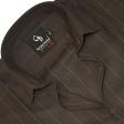 Stripes Brown Shirt : Business