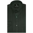 Stripes Dark Green Shirt : Business