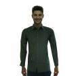 Stripes Dark Green Shirt : Business