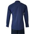 Stripes Navy Blue Shirt : Business