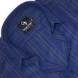 Stripes Navy Blue Shirt : Business